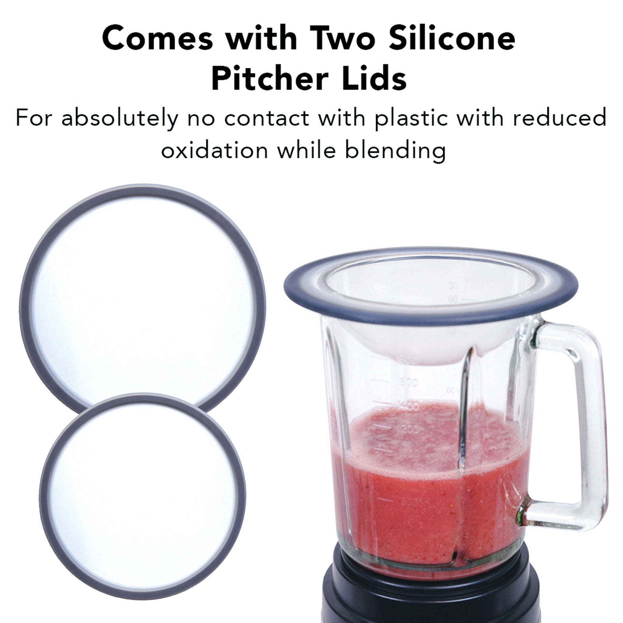 Dynablend Clean High-Power Home Blender DB-950 - 2 Silicone Suction Lids - Tribest