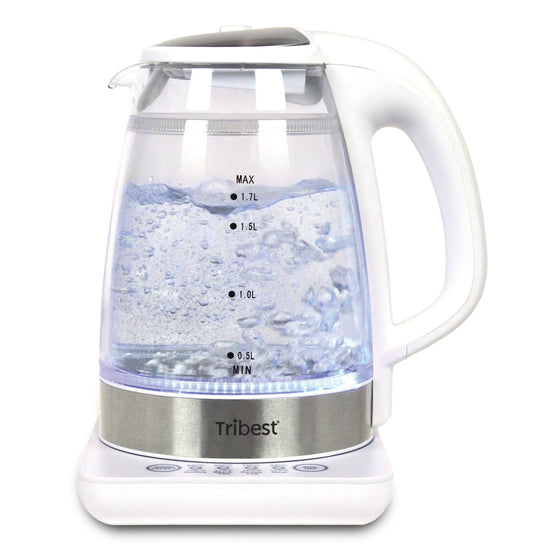 Raw Tea Kettle® Glass Electric Water Kettle GKD-450 -  Water Boiling - Tribest