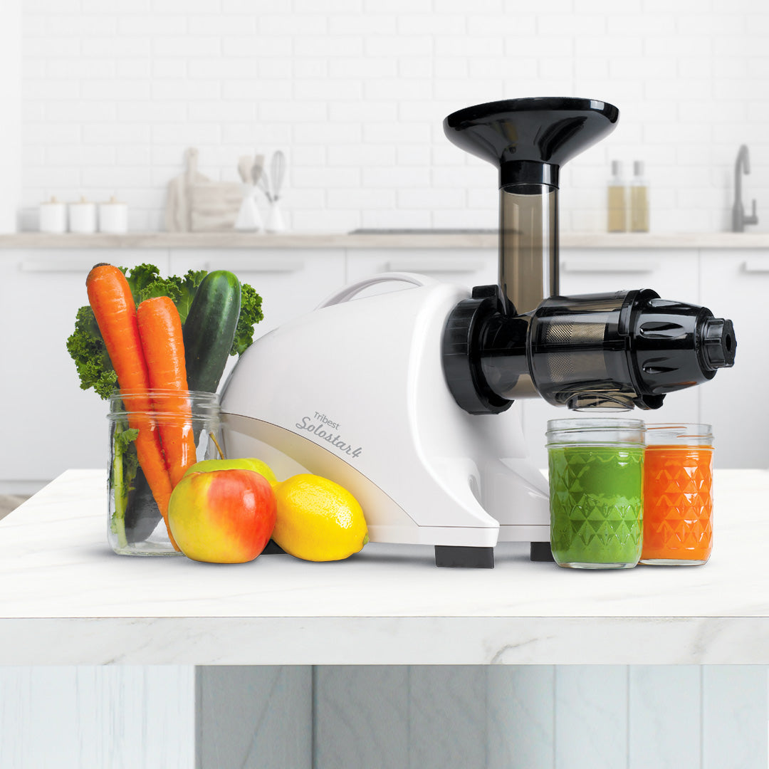 Solostar® 4 Horizontal Slow Masticating Juicer in White SS4-4200 - Tribest
